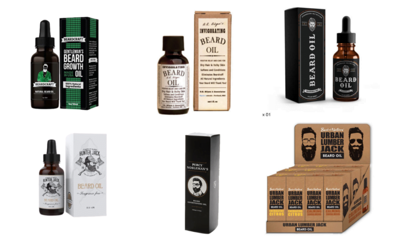 Beard Oil Boxes