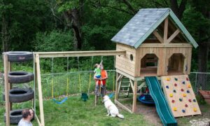 Install Swing Set