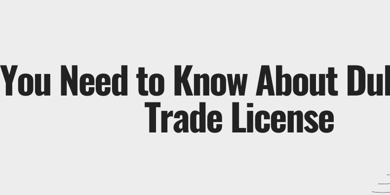 Business Trade License